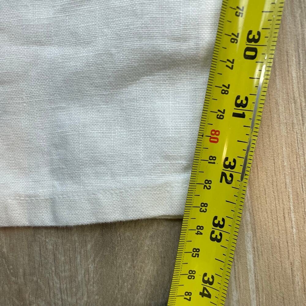 Todd Snyder NWT White Vintage Straight Fit 5-Pocket Linen Pants Men's 33/32 - Picture 10 of 14